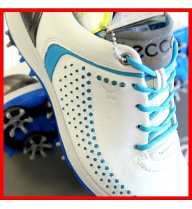 2015 New Ecco Womens Spike Golf Shoes Biom G2 - White / Danube EU 36 37 38 39 